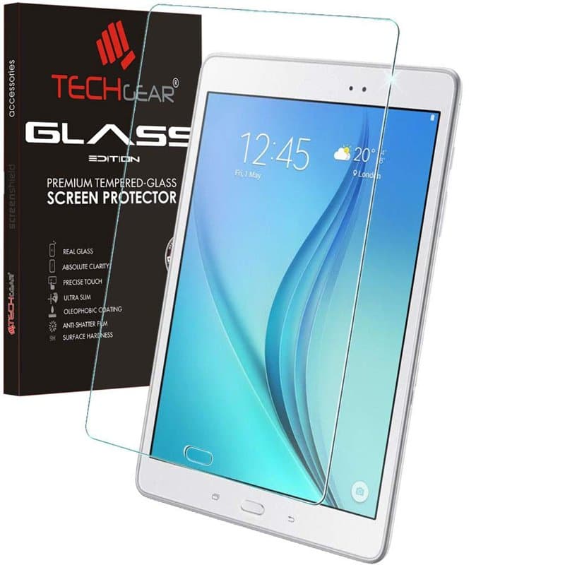 TECHGEAR Galaxy Tab A 9.7 VERRE, Protecteur d'Écran Original en Verre Trempé Compatible pour Samsung Galaxy Tab A 9.7" (Séries S