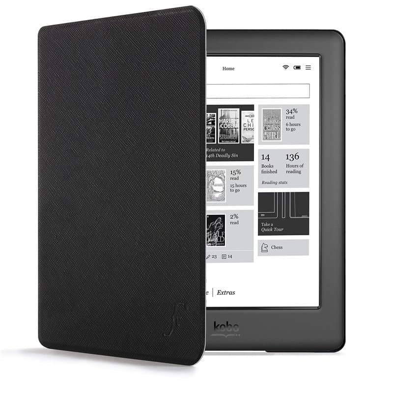 FOREFRONT CASES Coque pour Kobo Glo HD eReader (N437-KU-BK-K-EP) Étui Housse Coque Case Cover - Mince Leger & Protection Complèt