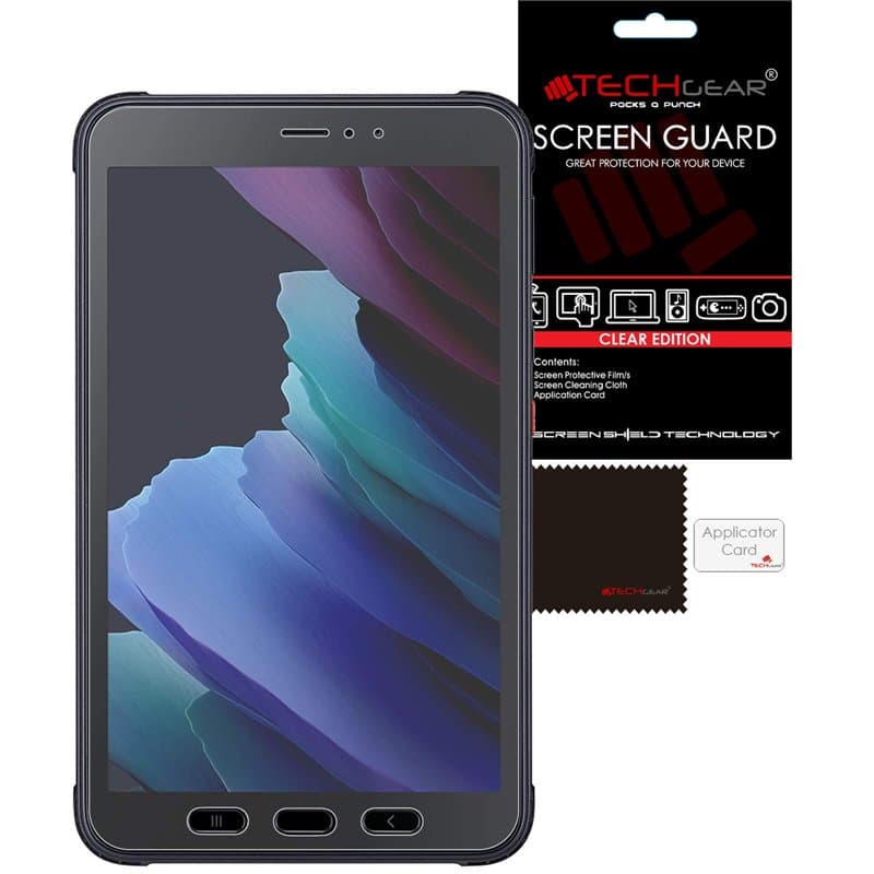 TECHGEAR 3 Pack Protection d'Écran pour Samsung Tab Active 3 8 Pouces (SM-T570/T575/T577), Film de Protection Écran Ultra Clair