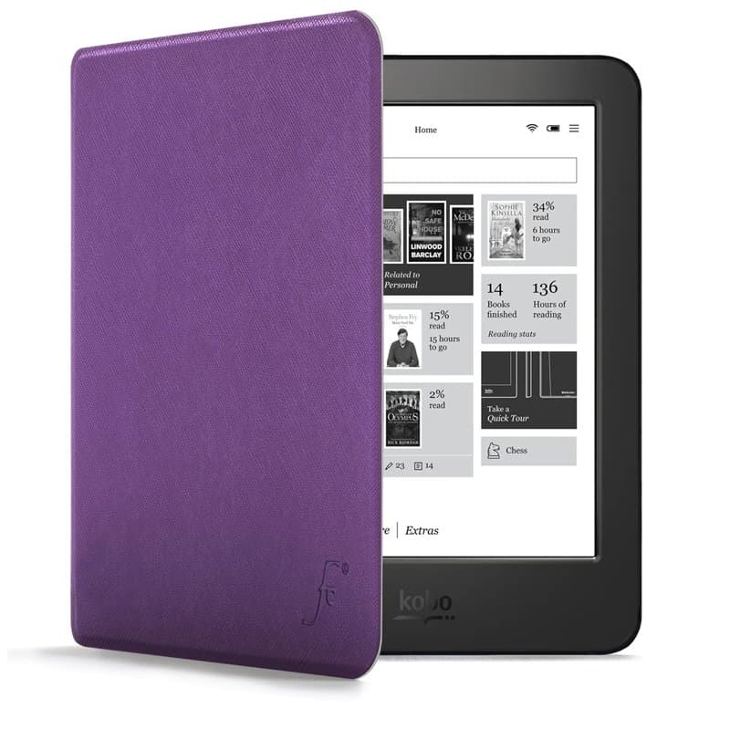 Forefront Cases Étui pour Kobo Aura H2O Edition 1 - Violet - Mince et Léger, Automatique Veille/Réveil Étui (Coque, Housse) pour