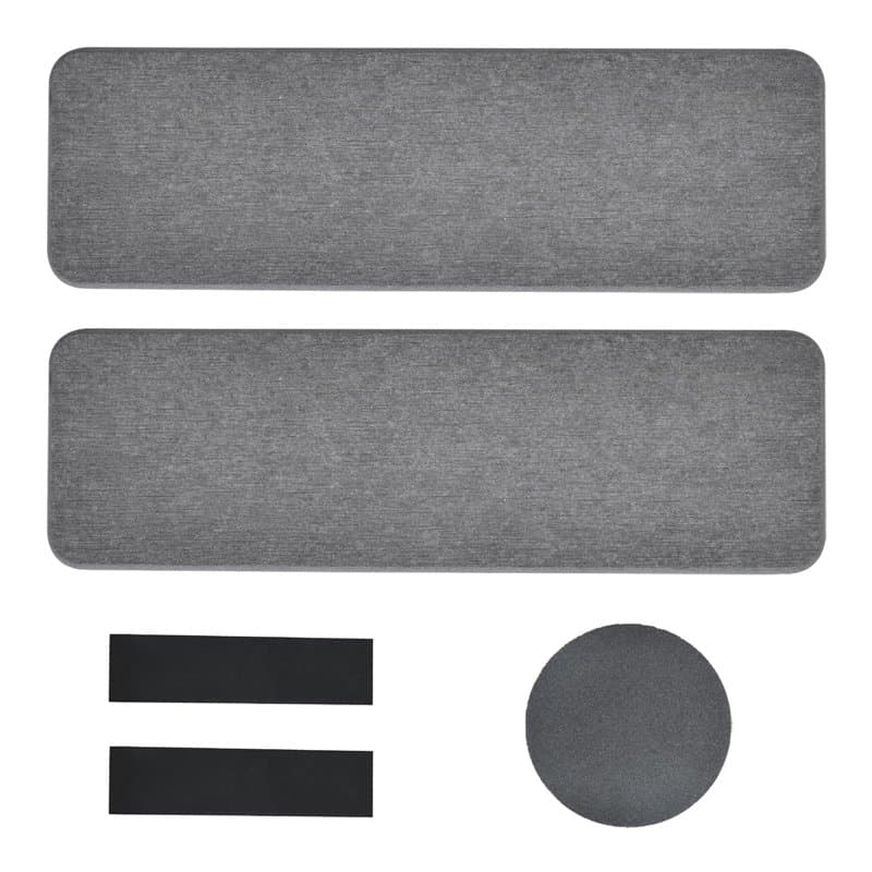 volumoon Lot de 2 Tapis de Pierre Absorbante, Pierre à Séchage Rapide, Plateau Antidérapant en Diatomite, Dessous de Verre Absor