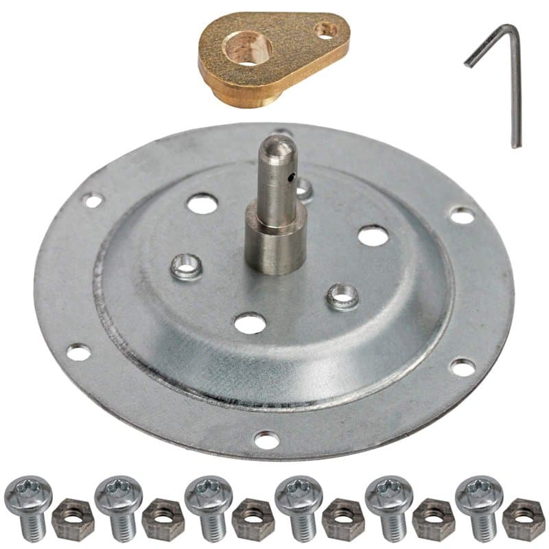 SPARES2GO Kit d'arbre de Tambour Riveté compatible avec Indesit Sèche-Linge