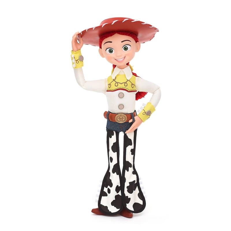 Disney Store Official Figurine Interactive Jessie, Toy Story des Studios Pixar, 36 cm/14", Figurine Cowgirl Interactive avec méc