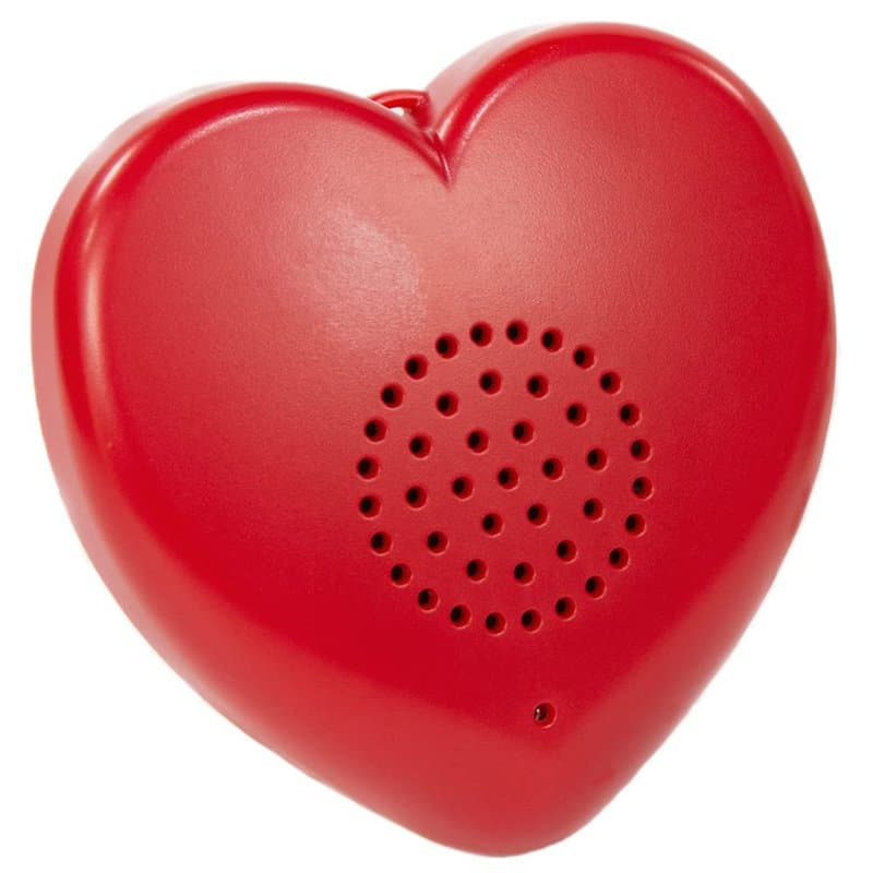 Talking Products, Module sonore Parlant en Forme de cœur avec Enregistrement en 2 Minutes Violet Parfait pour Ours en Peluche Ca