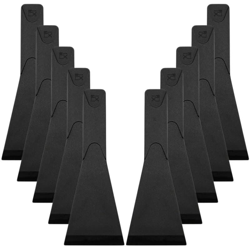 Chstarina 10 Pièces Spatule Raclettes en Nylon, Spatule à Raclettes, Spatule Antiadhésive, Pelle à Raclettes Résistant à la Chal