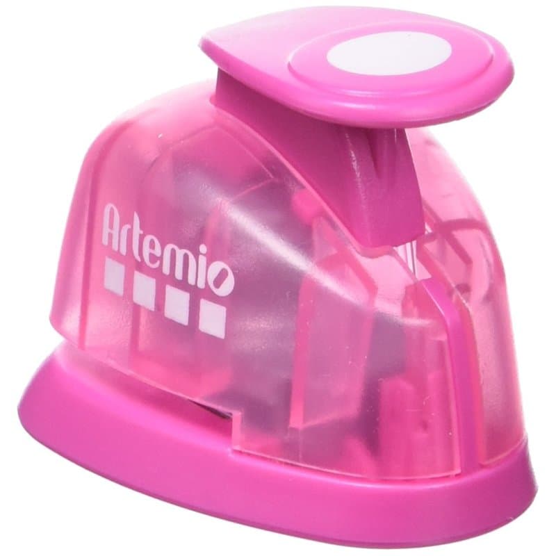 Artemio VIHCP803 Mini Perforatrice à Levier Cercle Plastique Multicolore 6,5 x 4 x 10 cm