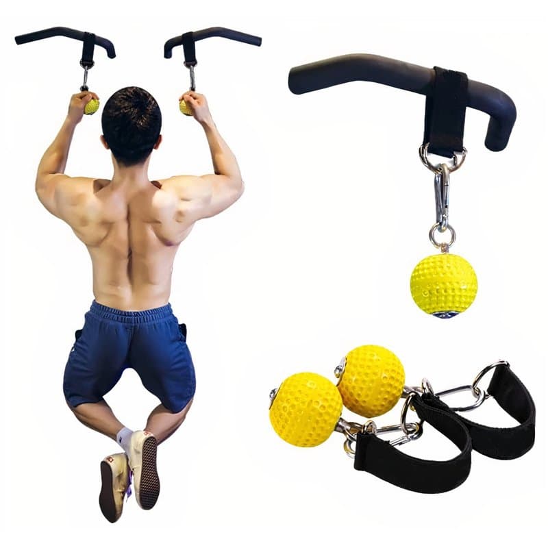 MuscleForge® Balles de traction pour la force de préhension, pour l'entraînement à l'escalade ou aux tractions, pour le studio d