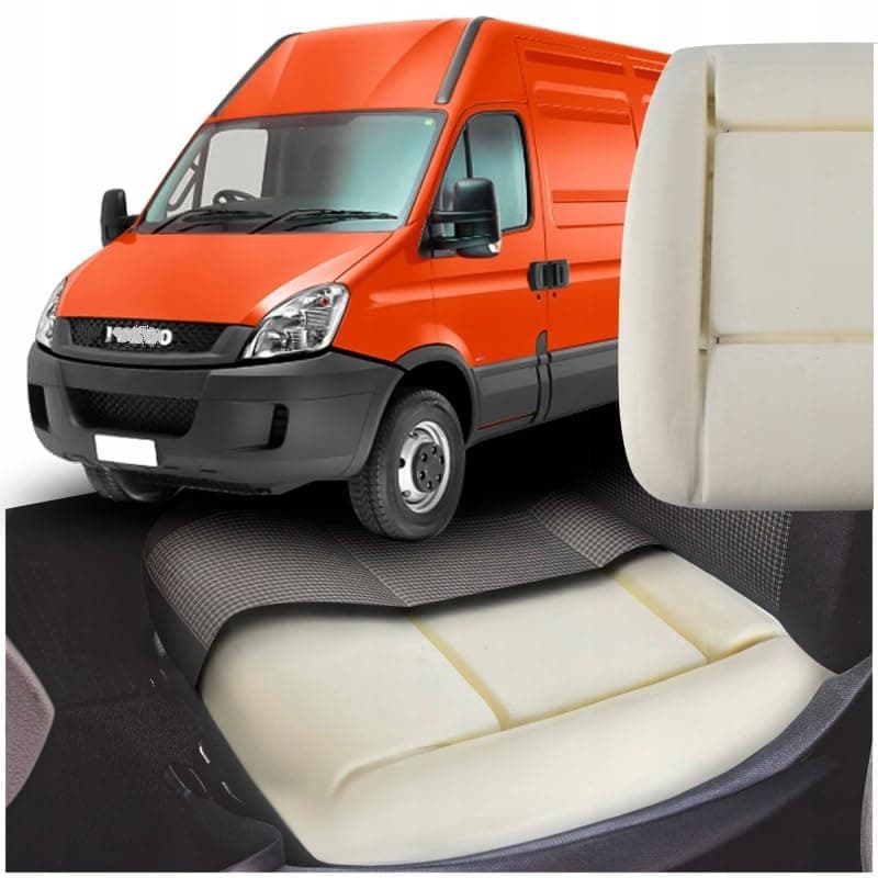 CHROMEMASTER - Compatible avec Iveco Daily 2014+ ; Mousse pour Le Siège Auto, Mousse de Siège pour l'assise, Coussin de Siège ;