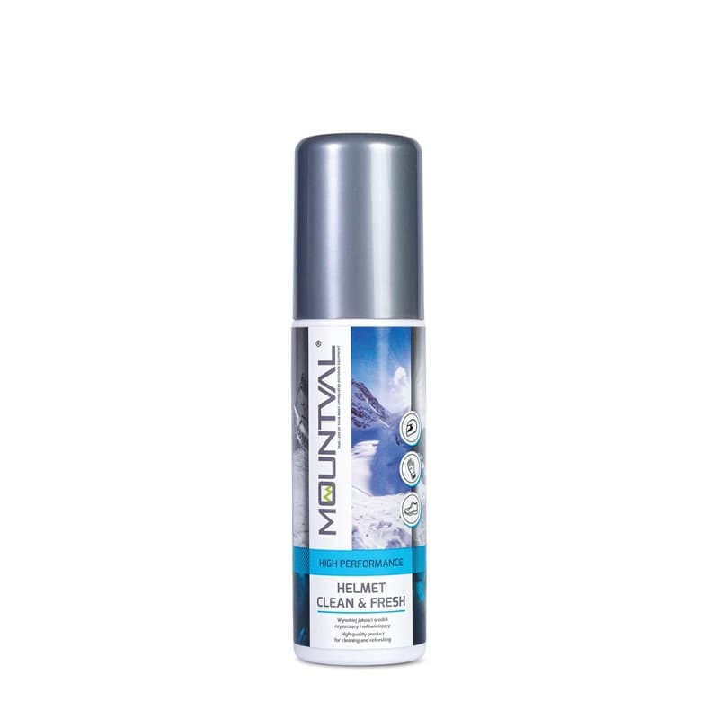 Mountval Nettoyant pour Casque, Produit Désinfectant pour Laver et Rafraîchir, Testé Dermatologiquement