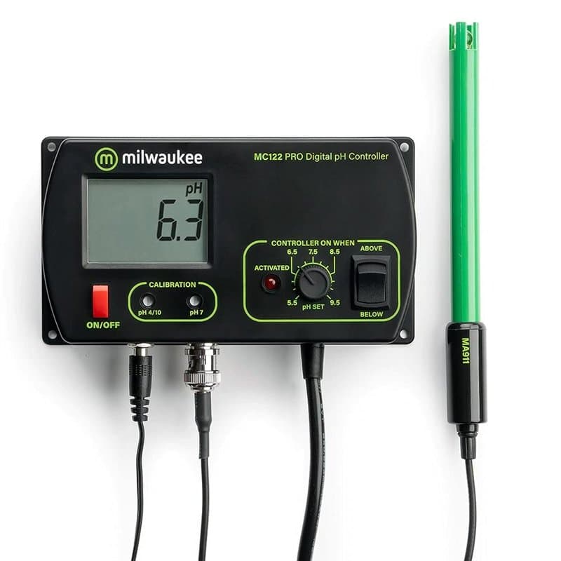 Generic Milwaukee MC122 PRO Contrôleur de pH avec électrode pH pour aquarium, spa, étang et piscine