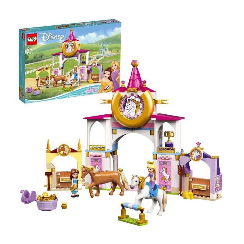 Lego 43195 Disney Les Écuries Royales de Belle et Raiponce Jouet de Construction