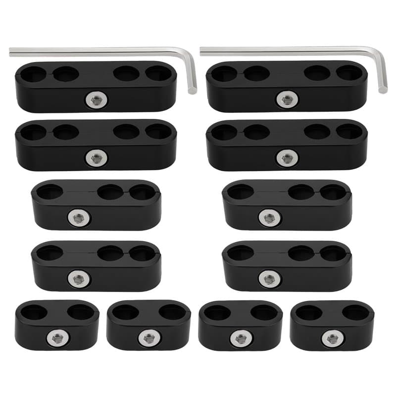 The Lord of the Tools Lot de 12 Fils Bougie d'allumage pour Séparateur Câble d'allumage Voiture 7 Mm 8 Mm Séparateurs Câble d'al