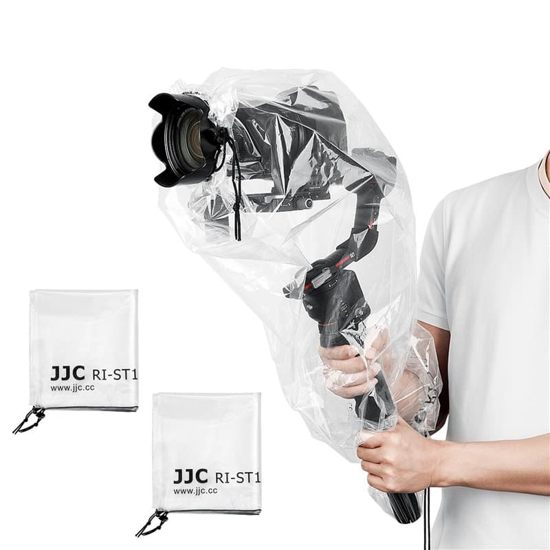 JJC 2 Pack Housse de Pluie Transparente pour Stabilisateur, Protecteur Imperméable pour DJI RS3 Pro Mini RSC 2 Ronin-SC ZHIYUN W