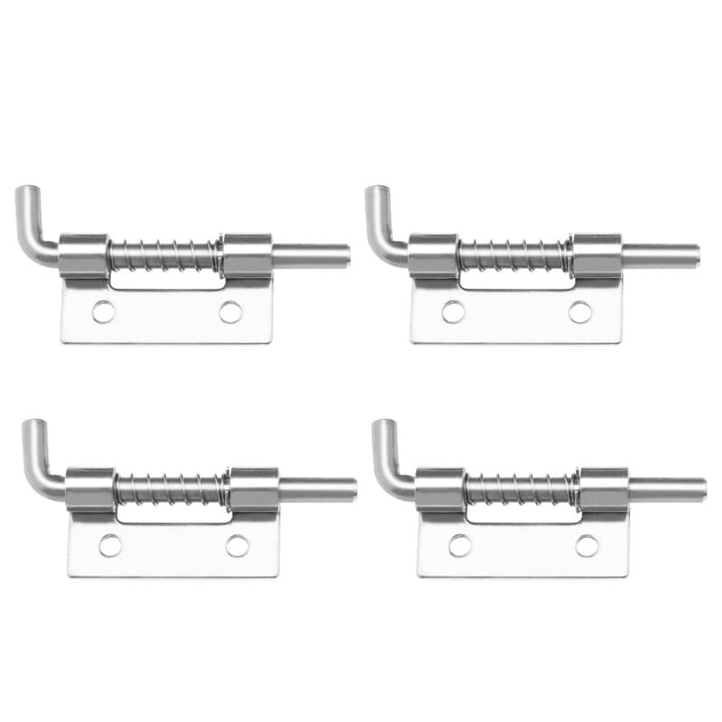 Be In Your Mind 4pcs Loquets à Ressort 51mm en Acier Inoxydable 304 avec Goupille à Ressort et Loquet de Verrouillage à Ressort