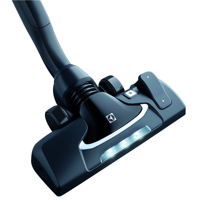 Electrolux ZE141, Brosse à LED Tous sols 36 mm Ovale, Éclairage LED Breveté, roulettes Souples, Compatibilité Universelle, Gris