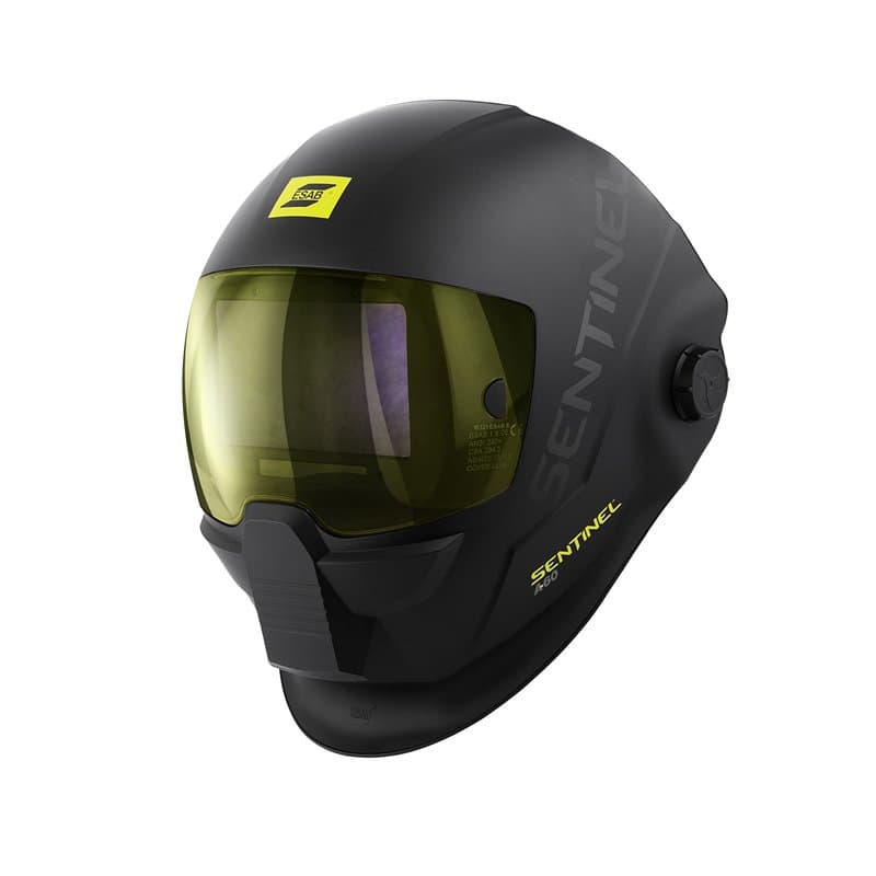 ESAB® Sentinel™ A60 Casque de soudeur en nylon résistant aux chocs Noir 11,8 x 7,1 cm