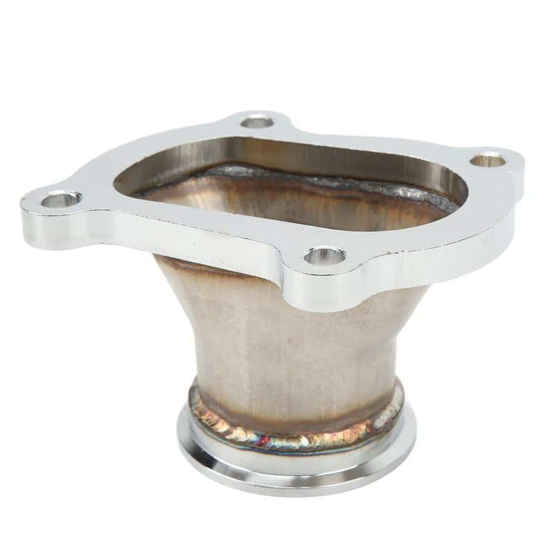 Bride de Turbocompresseur CT26 avec Collier de Serrage en V – Sortie 2,5 Pouces – 4 Boulons – Acier Inoxydable – Forte étanchéit