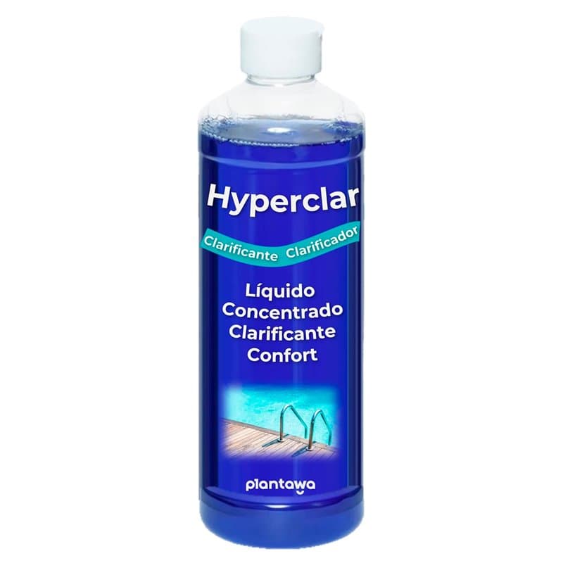 PLANTAWA Clarifiant Piscine 500 ML | Clarificateur Super Concentré pour éliminer la Turbidité et Les Graisses | Détendeur d'eau