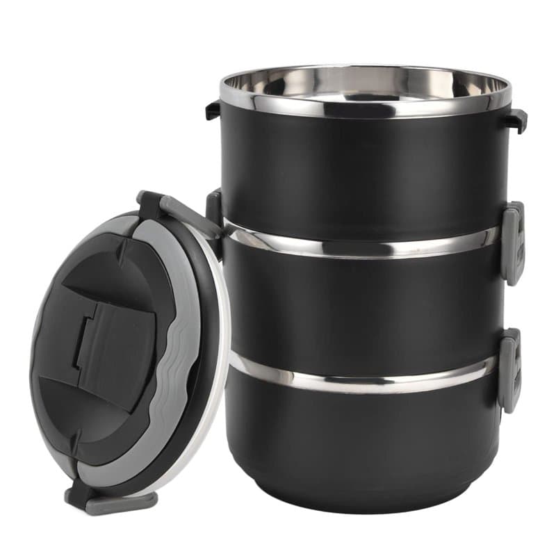 SALUTUY Bento Box Boîte à Lunch pour Adulte, boîte à Lunch pour Aliments Chauds Boîte à Lunch Multicouche Récipient Thermique em