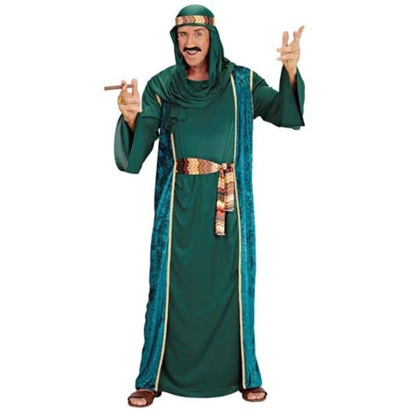 W WIDMANN MILANO Party Fashion - Costume de cheik arabe, d'orient, de sultan, déguisements de carnaval