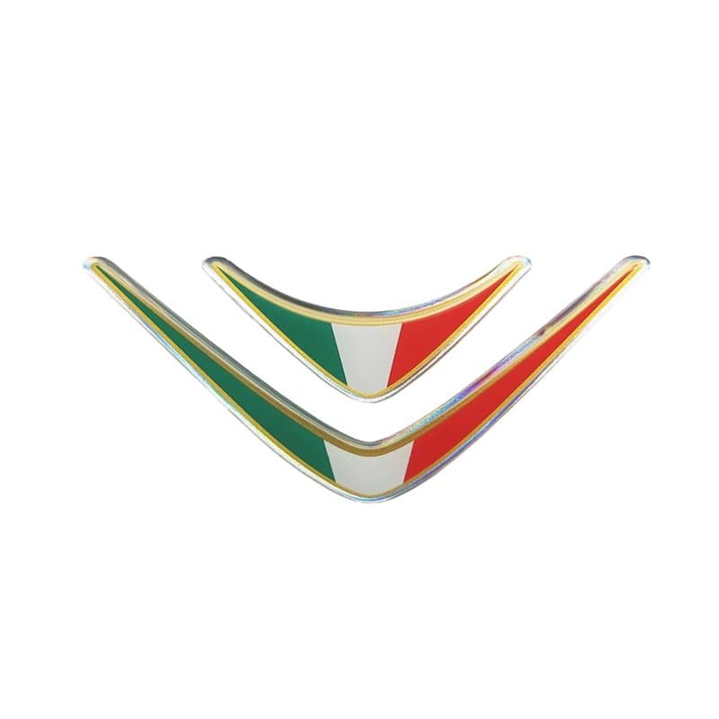 Quattroerre 32114 Autocollant 3D Décoration Italie, 50 x 110 mm