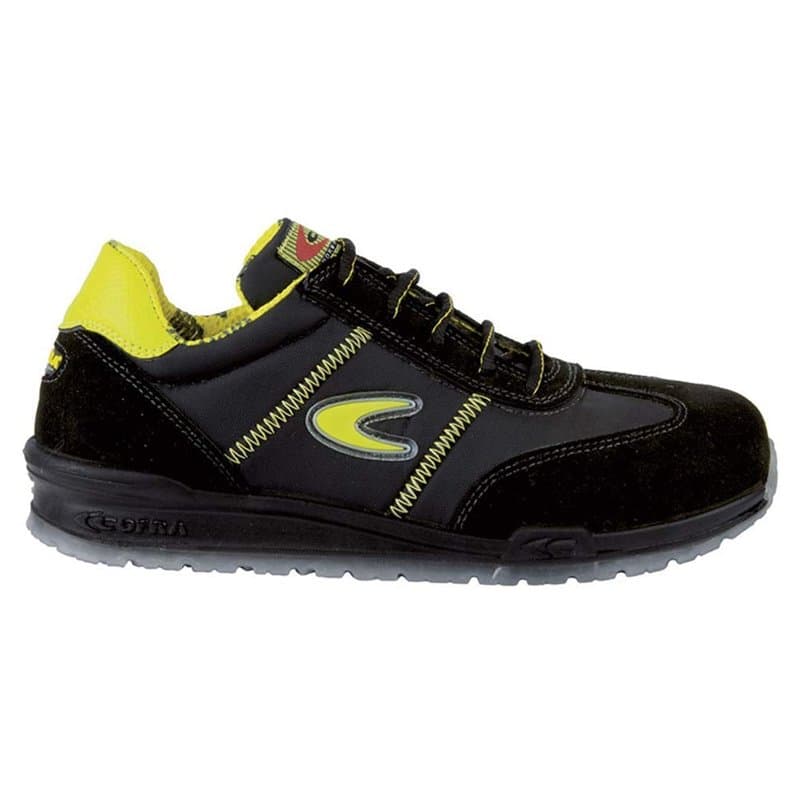 Cofra 78400-000.W48 Owens Chaussures de travail, Noir/Jaune, Taille 48