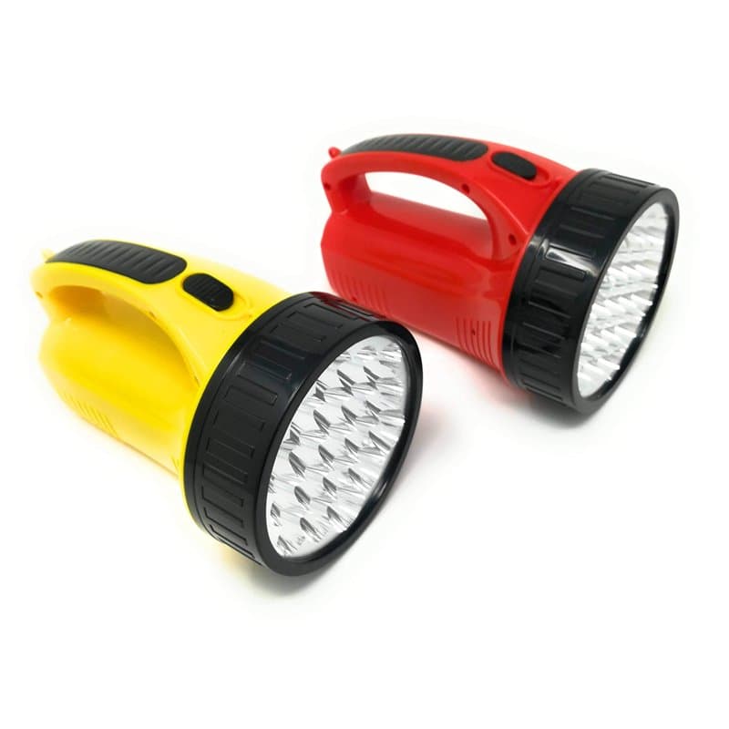 Lampe torche d'urgence portable, lampe rechargeable, blanche, 19 LED