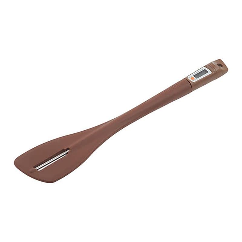 Silikomart 70.096.98.0062 AC087 Thermo Spatule à Chocolat, Marron