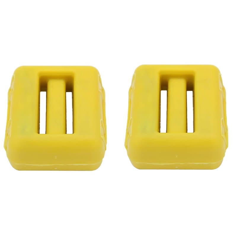 Fonderia Roma, Zavorra Sub plastifié Jaune 1 kg Lot de 2
