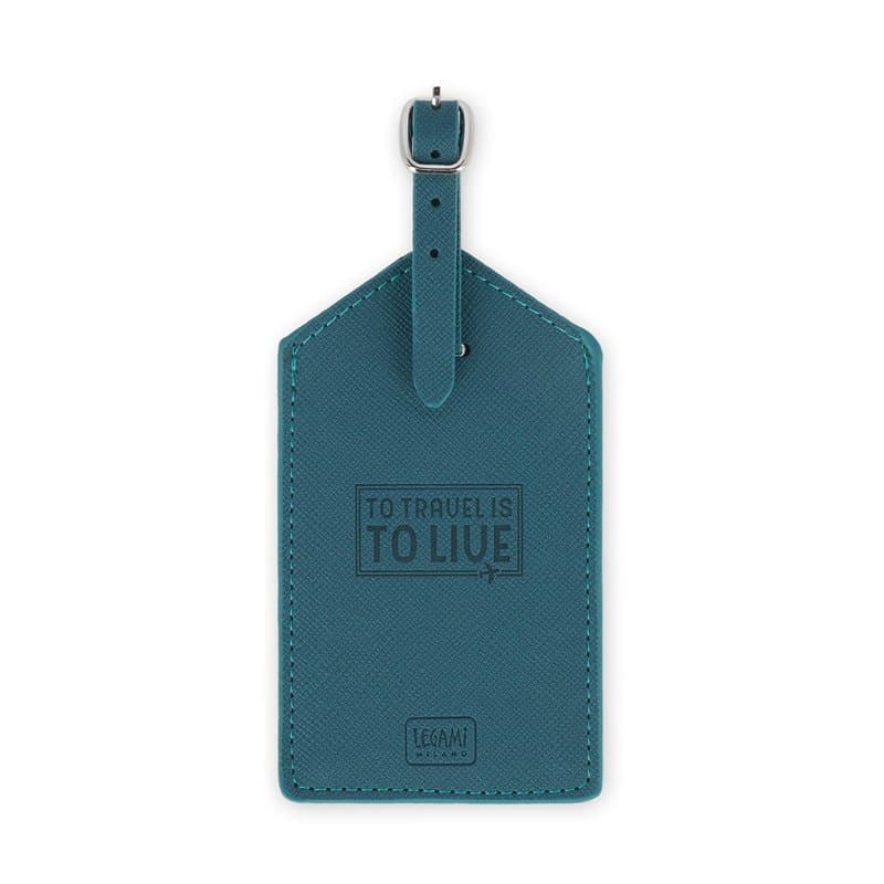 Legami - Étiquette de bagage, Luggage Tag pour valise, accessoire de voyage aérien croisière train, étiquette de bagage pour pro