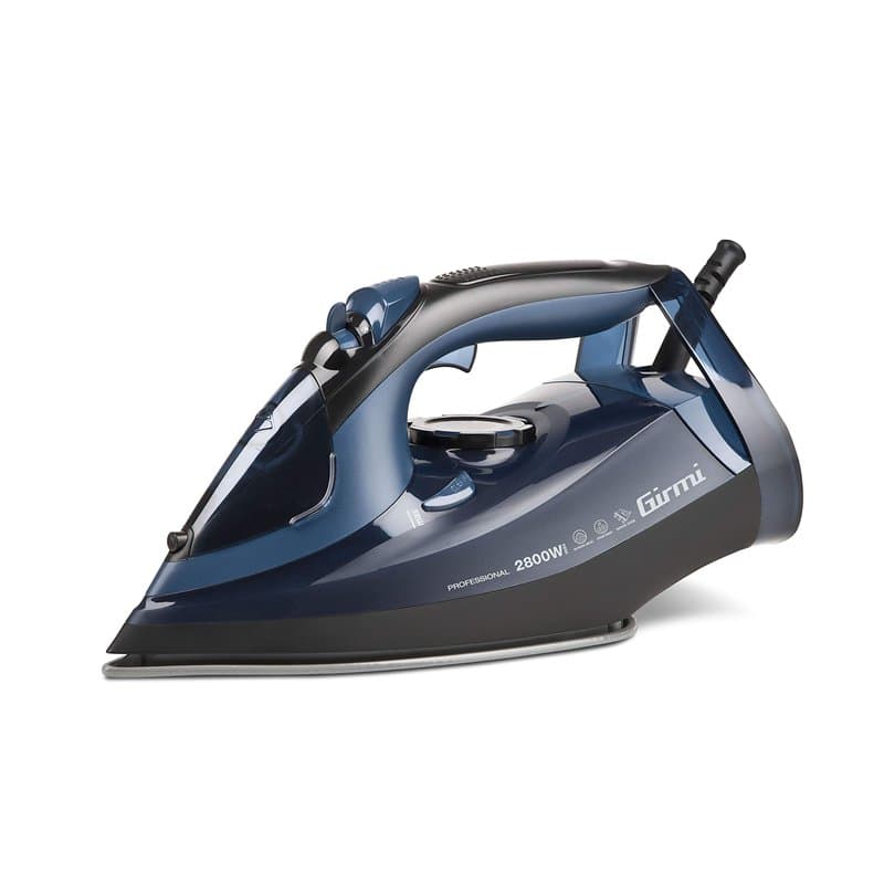 Girmi ST6204 Fer à repasser à vapeur 2800 W, coup de vapeur 140 g, réservoir 380 ml, plaque inox avec boutonnière sauteuse, repa