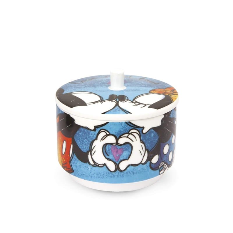 Egan sucrier Mickey Mouse bleu Sweet Love, Porcelaine, Bleu PWM41/B
