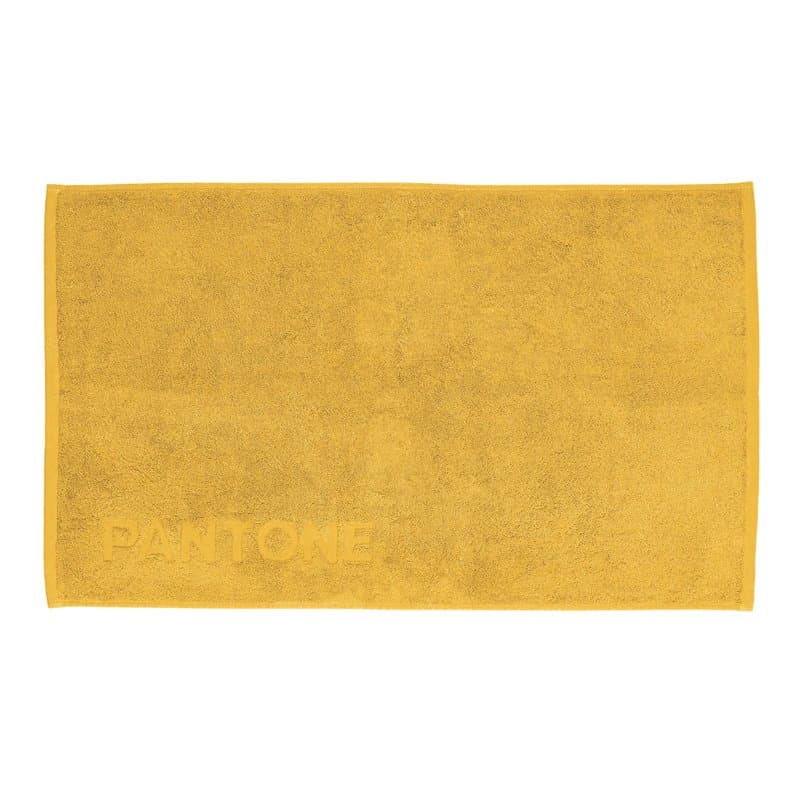 PANTONE™ - Tapis de bain absorbant résistant en 100 % coton doux certifié OEKO-TEX, tapis de salle de bain élégant coloré et lav