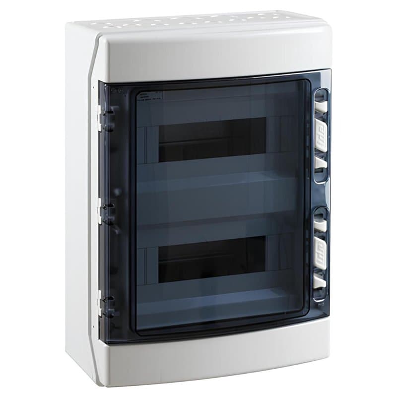 IDE CDN24PT IP65 Coffre de distribution étanche en ABS, scellé, gris, 436 x 310 x 148 mm