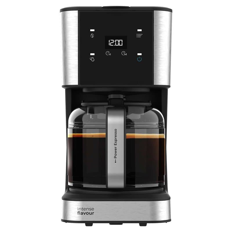 Cecotec cafetières filtre Coffee 66 Drop & Touch. Cafetière de goutte à goutte avec capacité allant jusqu'à 12 tasses en acier i