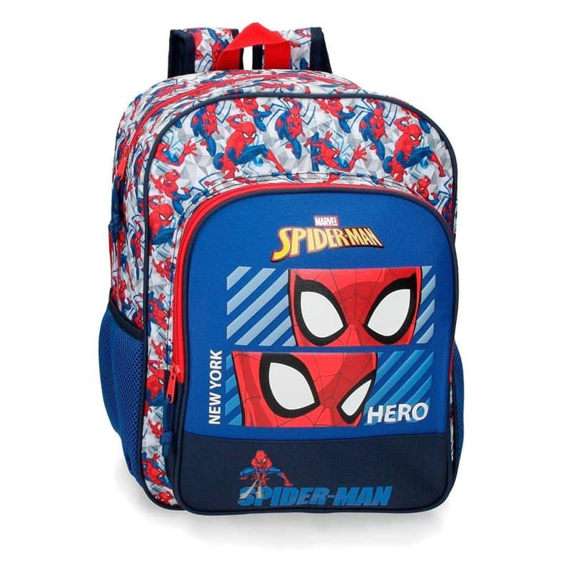Marvel Sac à Dos 38 cm. Spiderman Hero, Multicolore, Talla única Jeunesse Unisexe