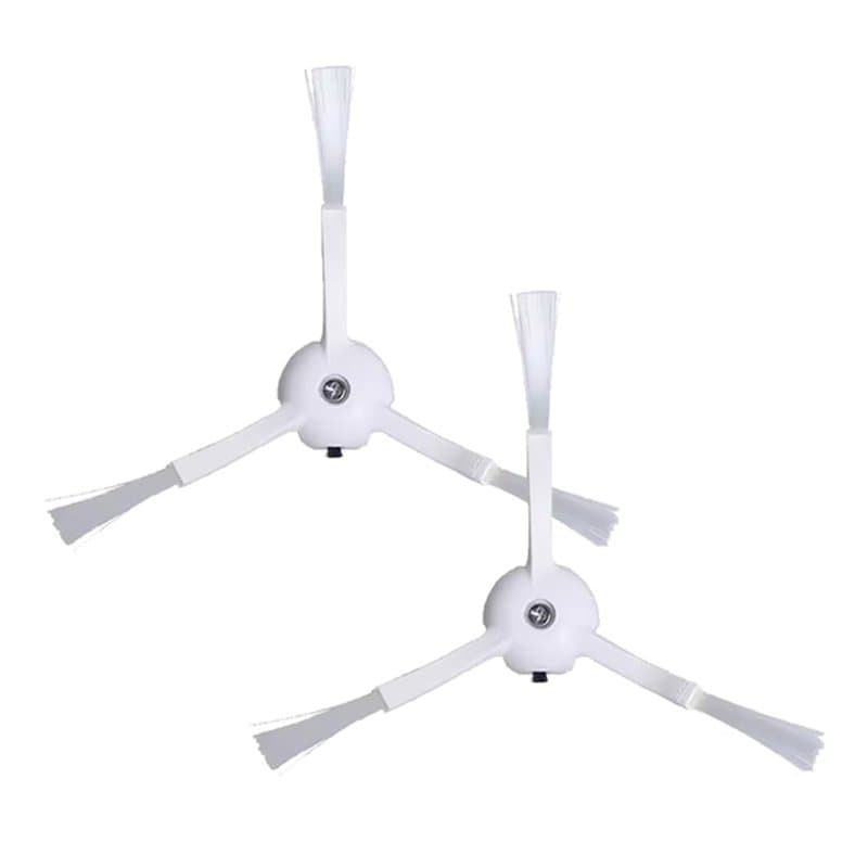 TALENTEC home | 2X Brosse latérale et vis de Remplacement, Compatible avec l'aspirateur Robot Xiaomi 1S, S50, S51, T7, T7+, T7S,