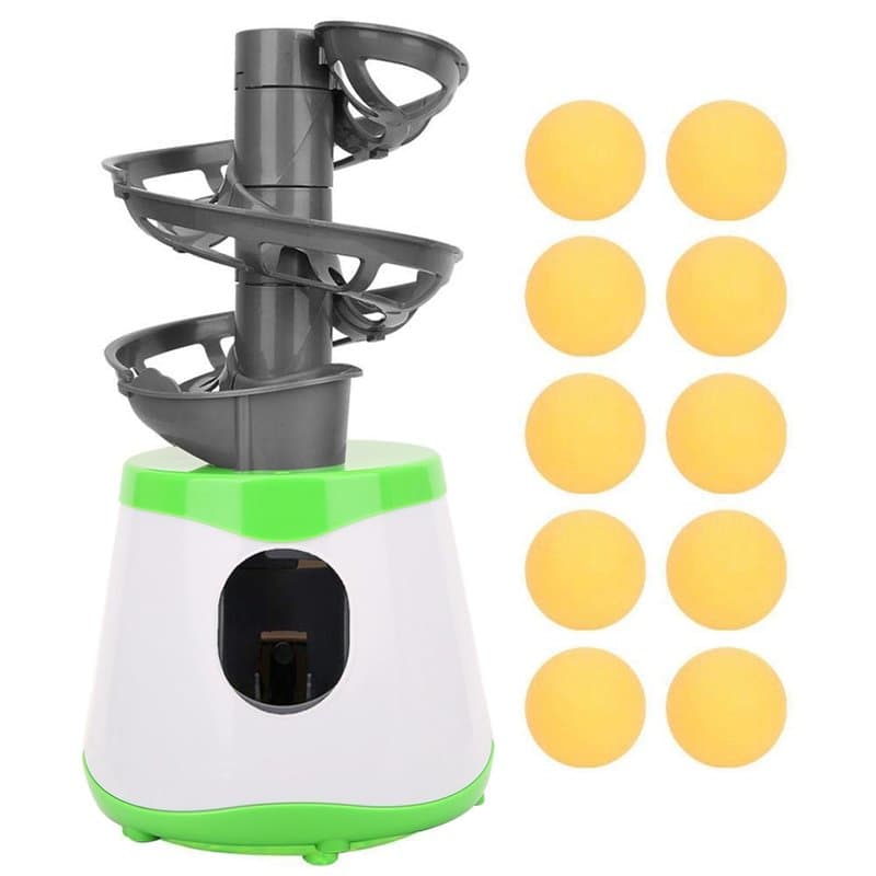 Machine de Ping-Pong, Robot de Tennis de Table en ABS Portable Machine de Formation de Robot de Ping-Pong Automatique pour Lance