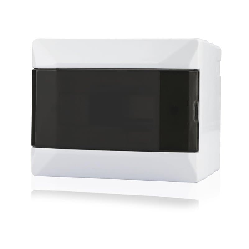 LionElectric Boîte à fusibles en saillie 2 à 6 modules | Armoire de commande à 1rangée blanche, boîte de distribution des entrée