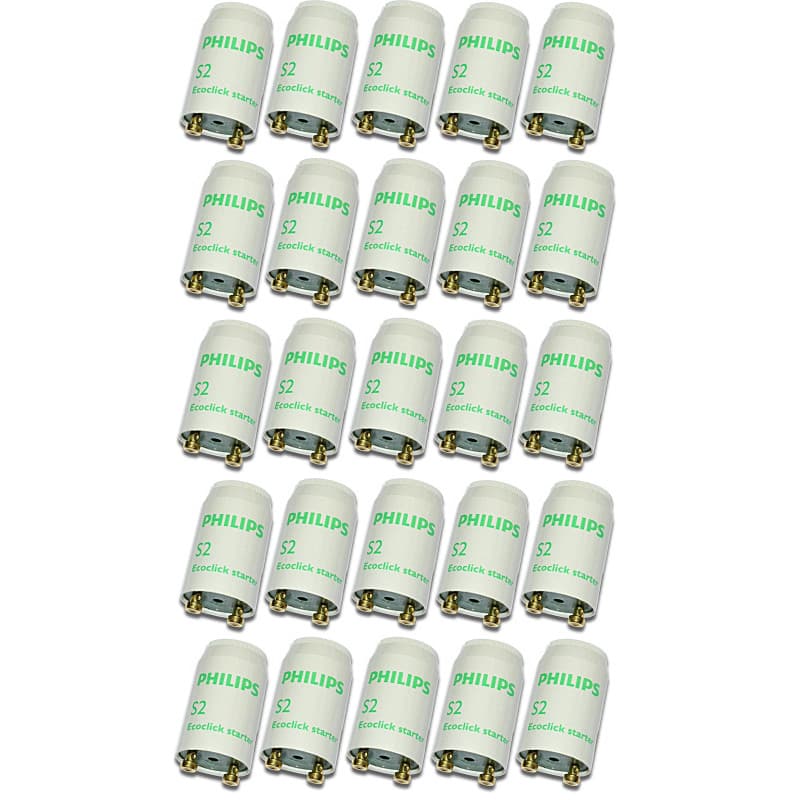 25/s2 ecoclick philips starter pour tubes fluorescents de starter 4-22 w