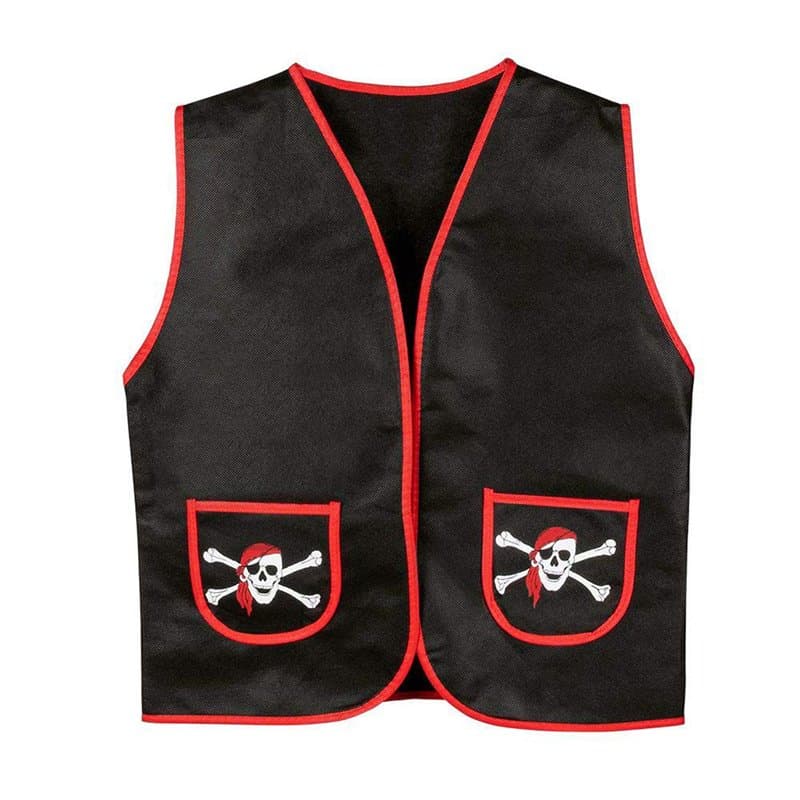Boland- Weste Veste, Unisexe-Adulte, 10204065, Rouge/Noir, 4-7 Ans