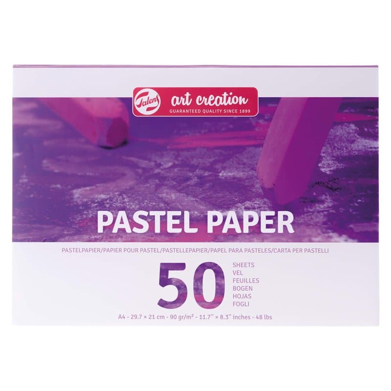 Talens Art Creation – Pastel Papier A4, 100 g, 50 Feuilles, FSC