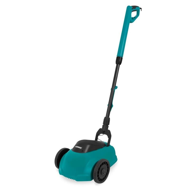 VONROC Mini Tondeuse - 350W - 22 cm - Tonte et broyage en Un - Trois hauteurs de Coupe réglables : 30mm, 40mm, 50mm - Outil de N