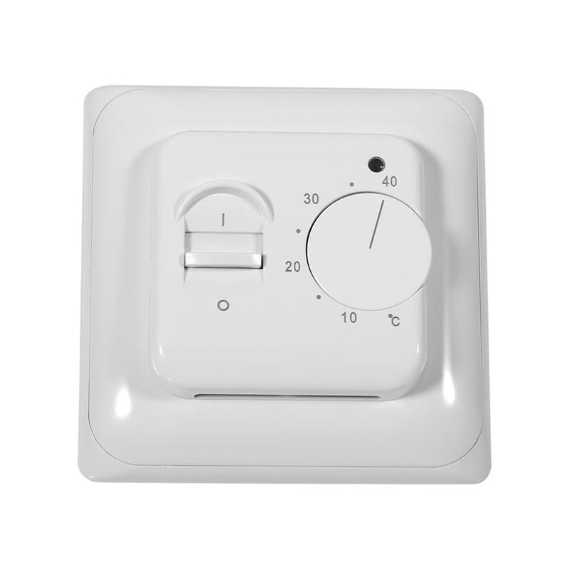 Fdit Thermostat de Chauffage, Plancher de la pièce mécanique Thermostat de Chauffage Manuel Interrupteur de Commande de températ