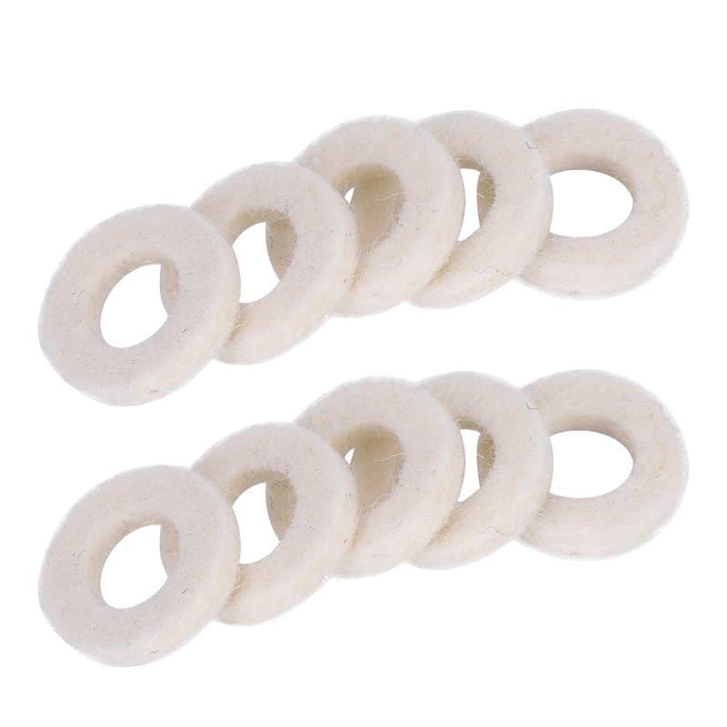 Coussinets en feutre de trompette de remplacement, coussins en feutre de trompette pour coussinets en feutre de trompette souple