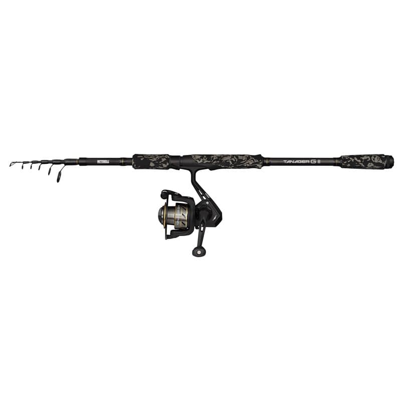 Mitchell Tanager G2 Telespin Combo, Canne à pêche et Moulinet pour la pêche en Eau Douce du Sandre et de la Perche, Solide, lége
