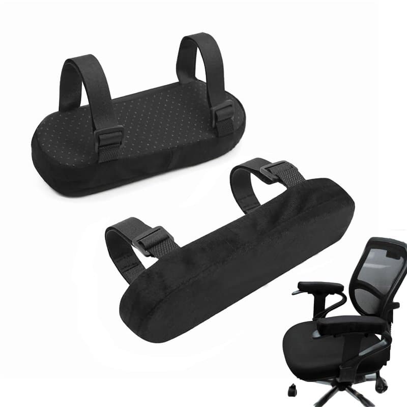 JINJUMEI 2 Pièces Coussin d'Accoudoir, Coussins de Bras Universel de Chaise Antidérapants, Coussinets Confortables pour Le Souti