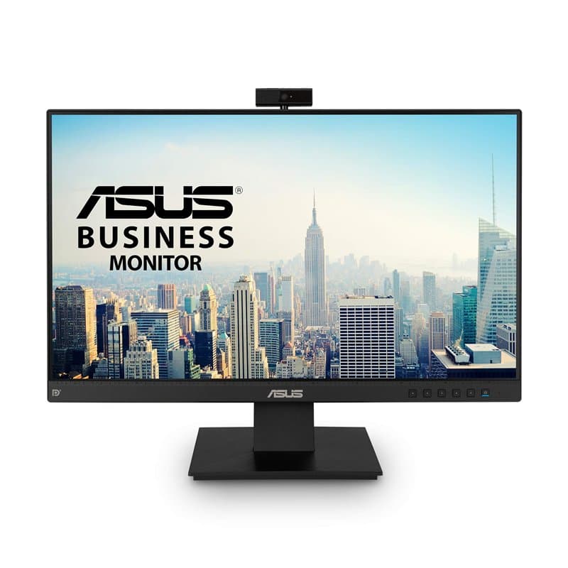ASUS BE24EQK Moniteur Professionnel 23,8" avec IPS Full HD 1080p, Soin des Yeux, DisplayPort HDMI, sans Cadre, Webcam 2 MP régla