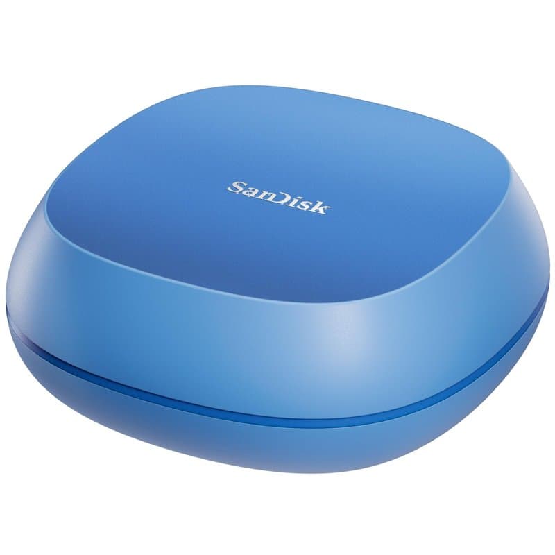 SanDisk Creator Desk Drive 8 TB Disque Dur Externe SSD USB 3.1 (2è gén.), Connexion de Bloc d'alimentation Bleu SDSSDT4