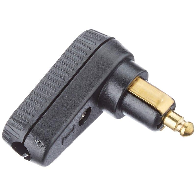 Baasâ Connecteur coudé BA12 pour prise standard, capacité 8 A Noir
